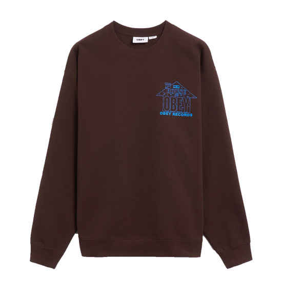 Obey Ανδρικό φούτερ House Of Obey Records Fleece